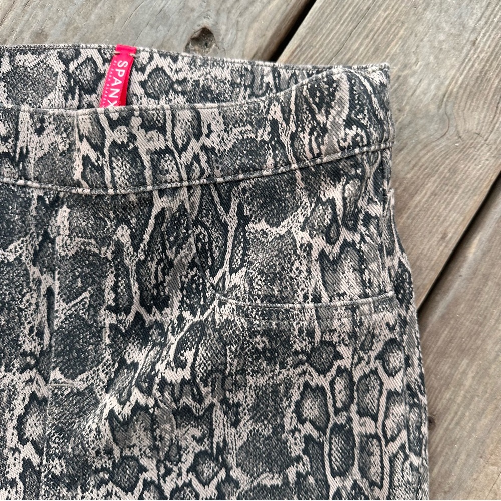 Spanx Python Jeanish Legging Printed Snake Patter… - image 6